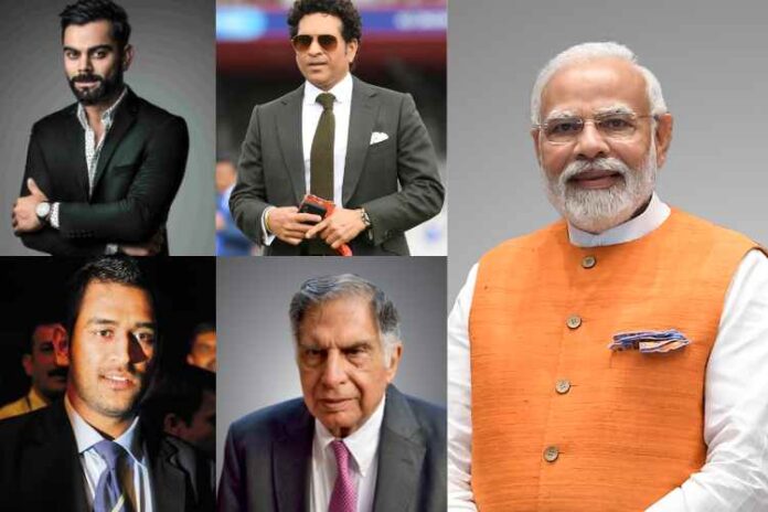 Top 16 indian celebrities